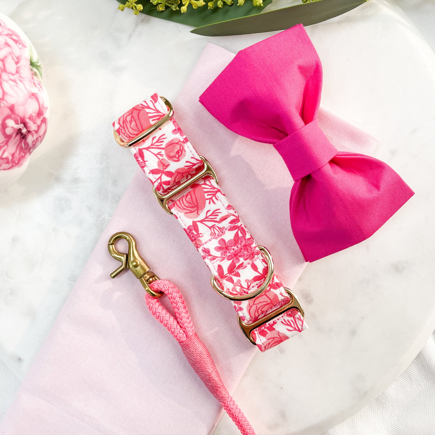 Whippet Puppy Collar with Bowtie - Image 3